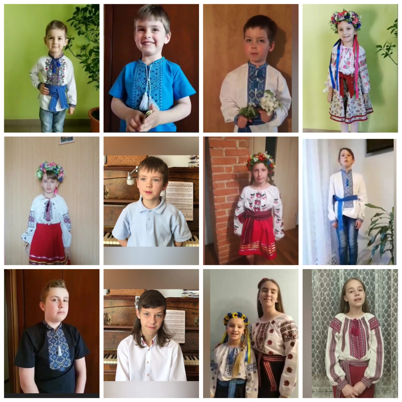 Діти з пункту навчання української мови та релігії у Шпротаві приготували привітання для усіх Матусь