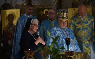 Проповідь та фоторелація: Святкування 50-ти ліття монашого життя сестри Анатолії Магури в Кошаліні