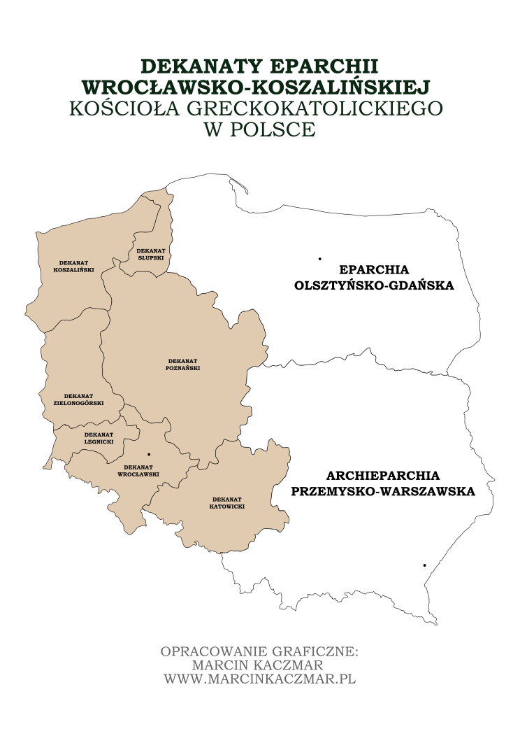 Новий поділ деканатів Вроцлавсько-Кошалінської Єпархії та призначення нових деканів