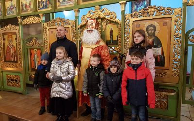 До церкви в Мєндзижечу прибув з дарами св. Миколай