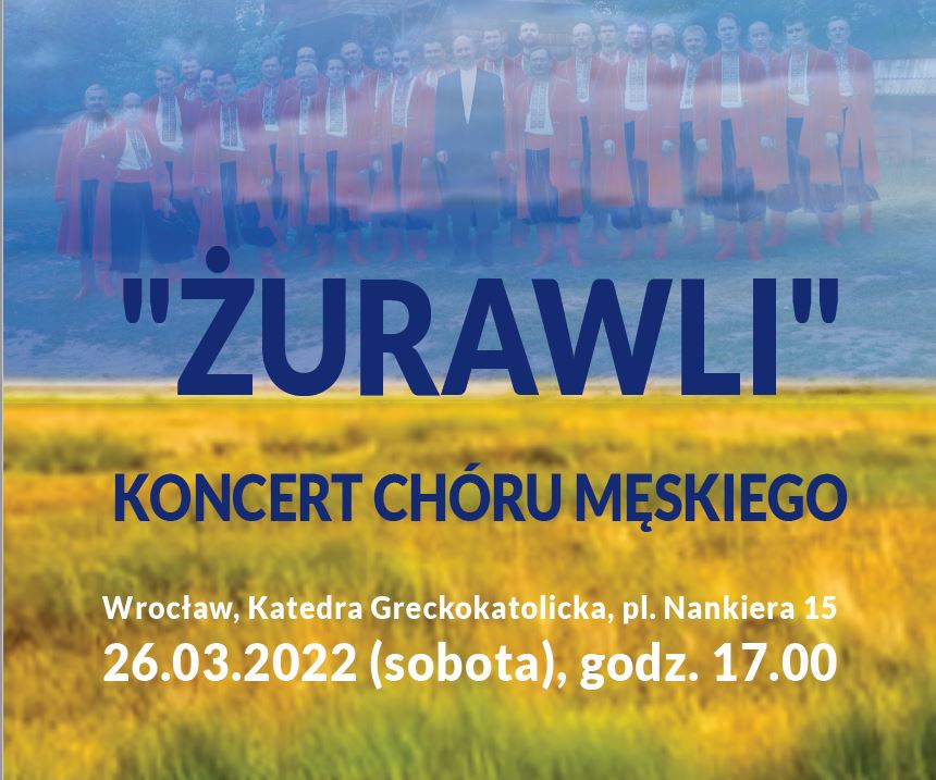 Charytatywny koncert Chóru „Żurawli” w katedrze greckokatolickiej we Wrocławiu