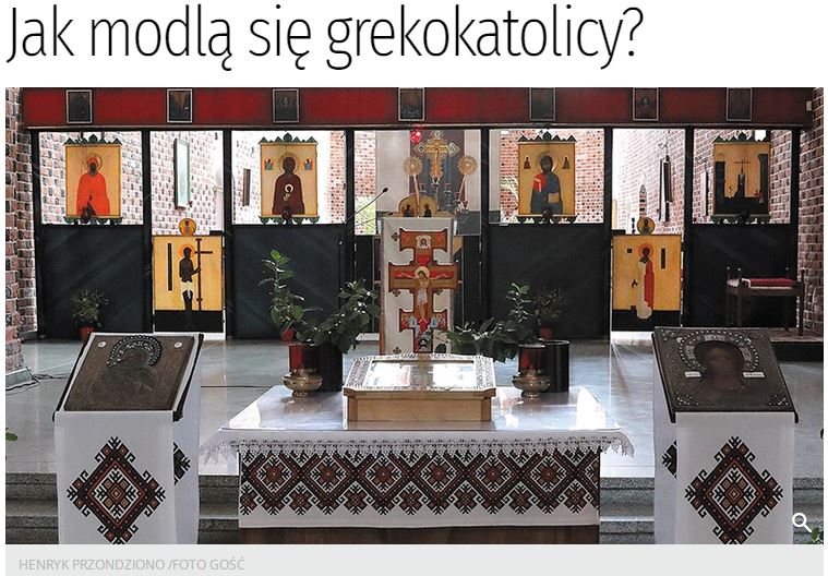 Jak modlą się grekokatolicy? [Gość Niedzielny]