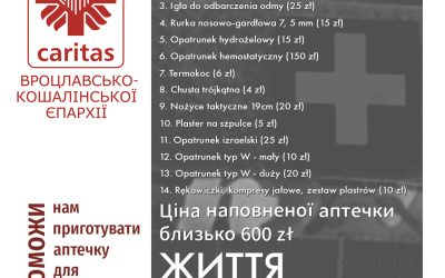 Акція „Допоможи приготувати аптечку для захисників України”